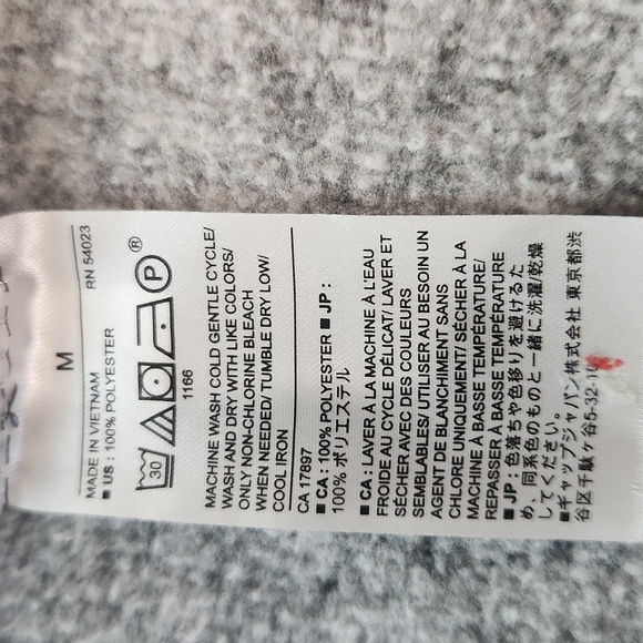 Banana Republic Gray Oversized Open Front Cardigan Jacket. Size M - Picture 6 of 8